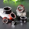 COOEAR 2 Pairs Wood Ear Gauges Eyelet Ear Tunnels Elegant