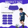 120 Pcs Purple Eye Black Stickers for Kids Glitter Eye