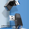 SELIACR USB to USB Angle Adapter (Pack of 4), 3.0USB