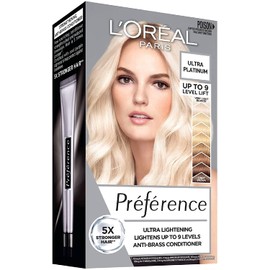 L'Oréal Paris Préférence Permanent Hair Colour, 9L Ultra Platinum Blonde