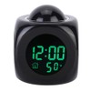 VIFERR Electronic Projection Alarm Clock LCD Digital Clock Bedside Clock