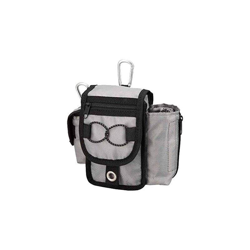 TRUSCO(トラスコ) ネセサリーバッグL グレー TC-105GY