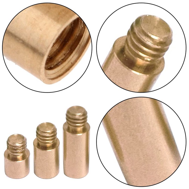 KEVZHUKWV 15 Pcs 2BA Thread Dart Accessories 1.5 g Brass