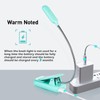 VAVOFO Rechargeable Book Light, Blue Light Blocking, Amber 1600K Clip