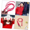 SEWACC 2pcs Mitten Clips Lanyard for Glove Holders Neck Strap