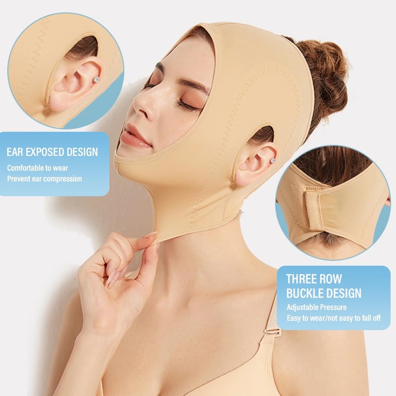 CULEO Face Treatments & Masks,Breathable and Comfortable V Line Face
