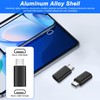 XMSJSIY Micro-USB Datenblocker Lade-nur Adapter schützen gegen Saft Jacking Unterstützung