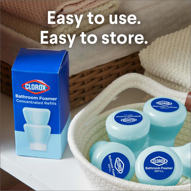 Clorox Bathroom Foamer Refill Cartridge for Clorox Bathroom Foamer Reusable