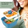 Roysmart Lunch Box Leak-Proof Bento Box with 1 Fork, 1500