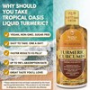 Tropical Oasis Liquid Turmeric Curcumin w/Bioperine - 1650mg Maximum Strength