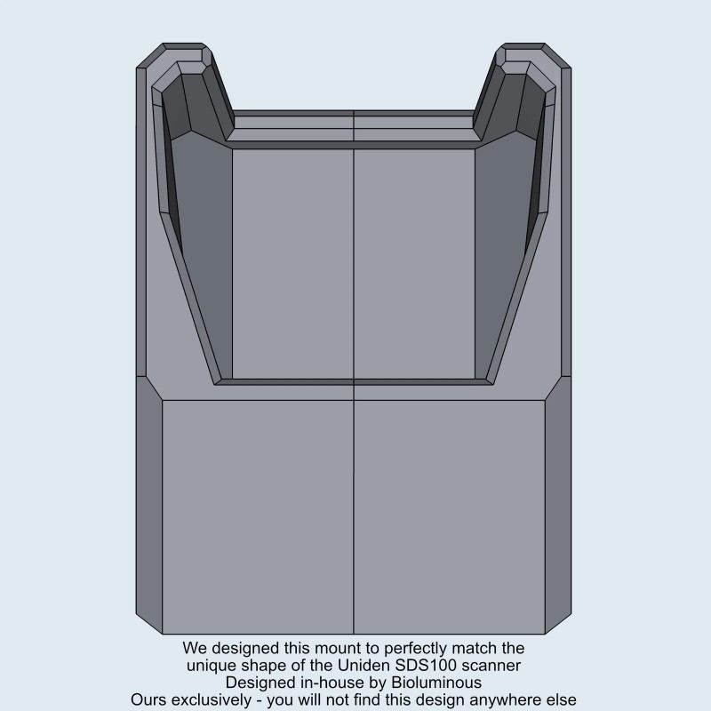 Bioluminous UNIDEN SDS100 DROP-IN ANGLED DESK STAND WITH GRIPPY BOTTOM