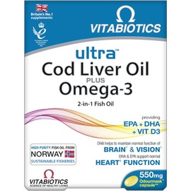 Vitabiotics Ultra Cod Liver Oil - 60 Capsules