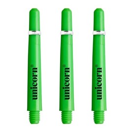 Unicorn Gripper 4 Neon Dart-Schäfte, grün, Ultra Short
