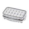 APS Set of 2 Ice Cube Trays with Transparent Lid