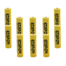 ETSAIR 10pcs ETSAIR 2800mAh 14500 Battery 3.7V Rechargeable Li-ion Batteries Cell