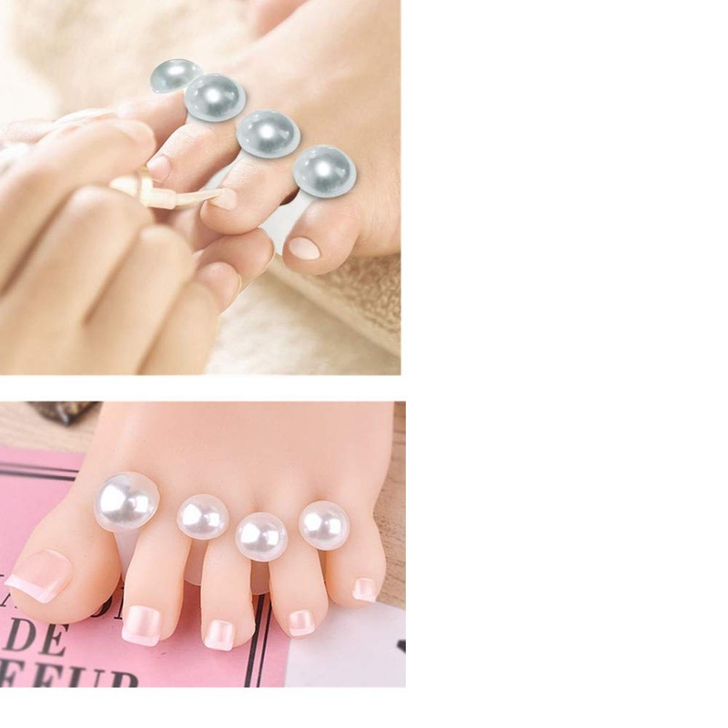 Toe Separator for Nail Polish Pedicure, Silicone Toe Spacers for
