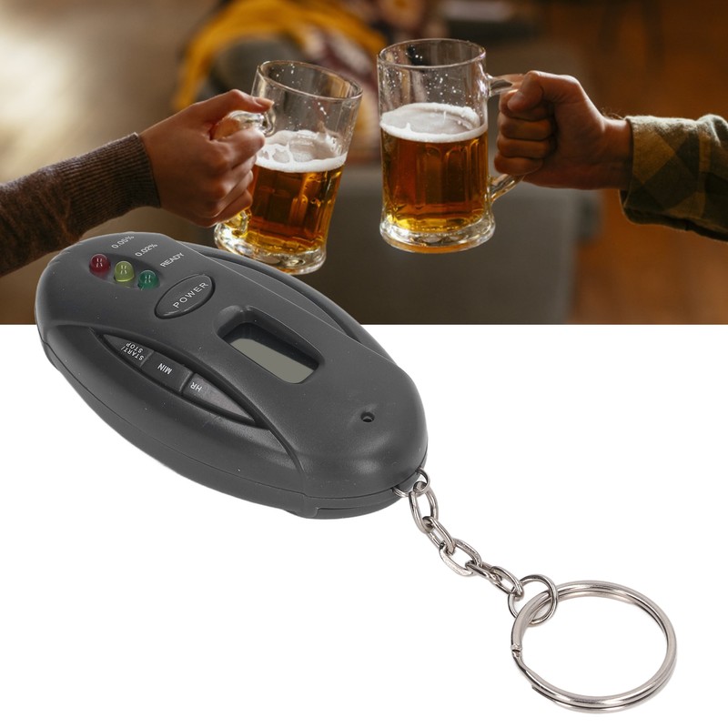 Breath Alcohol Tester Accurate Sensitive Light Indicator Portable Digital Display