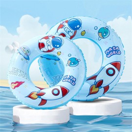 COSYAMA O-Shaped Float, 27.6 / 35.4 inches (70/90 cm), For Adults, Strong Buoyancy, Cute, Water Play, Cute, Thick, Unisex (Rosette, 27.6 inches (70 cm)