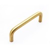 Satin Brass Cabinet Hardware Wire Handle Pull - 3 1/2"