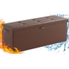 ENGPOW Storage Ottoman,Fireproof Folding Storage Bench with Lock(15”x 43”x15”),Waterproof Leather