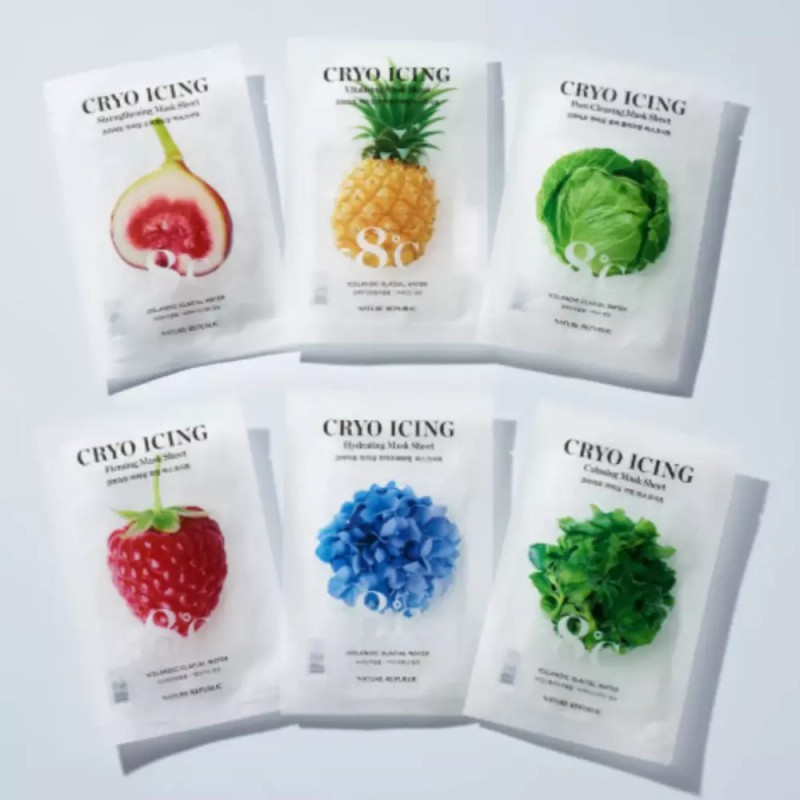 Nature Republic 네이처리퍼블릭 마스크팩 크라이오 아이싱 퍼밍 10매 Nature Republic
