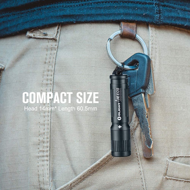 OLIGHT i3E EOS PMMA TIR Lens AAA EDC Flashlight 90