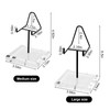 KCGANI Megalodon Shark Tooth Acrylic Base Bracket for 3.5 x