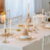Elsjoy 12 Pack Glass Candle Bobeches, Candle Drip Protectors for