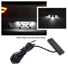 Create idea Number Plate Light DC12V Number Plate Lamp 3LED with 180 Degree Visible Light License Plate Lighting Accessories for Tail Light Trailer Light Backup Light