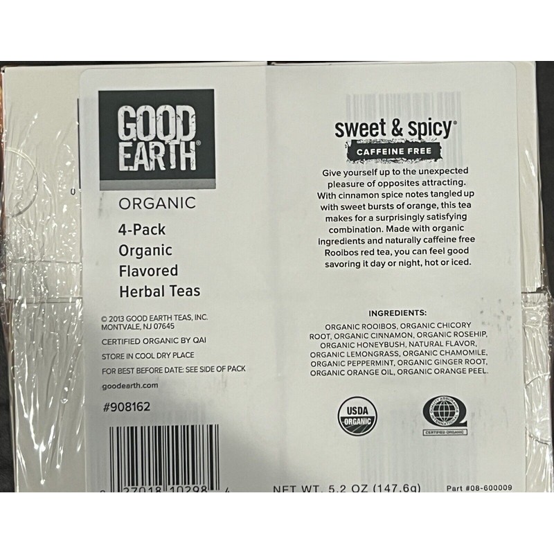 Good Earth New 4-pack ORIGINAL Good Earth Sweet & Spicy