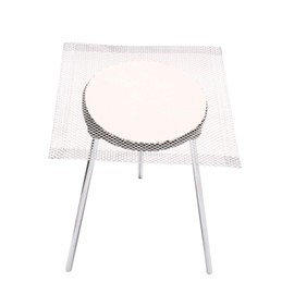 Lab Bunsen Burner Tripod Stand with Mesh Screen Removable Legs for Heating Soldering Lab Bunsen Burner,Chemical Experiment 6inch