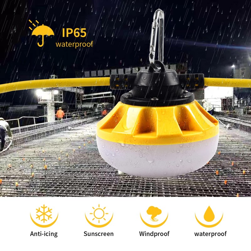 100FT Construction LED String Lights, Industrial Grade Best for Construction