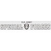 ARMY SPECIAL FORCES BLACK WHITE  CAR WINDOW STRIP DECAL