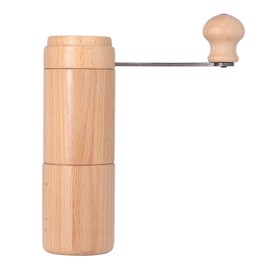 Manual Coffee Grinder Adjustable Detachable Beech Wood Stainless Steel Core Portable Hand Coffee Bean Mill Grinder