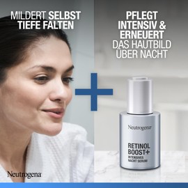 Neutrogena Retinol Boost+ Intensive Night Serum (30 ml), Highly Concentrated Anti-Age Face Serum with Retinol for Younger & Healthy Looking Skin