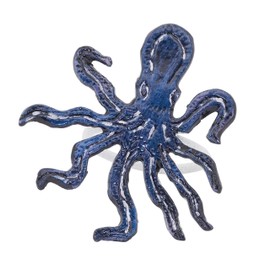"SARO LIFESTYLE Collection Octopus Design Napkin Rings (Set of 4), Diameter: 1.5"", Navy Blue" (NR133.NB)