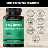 Enzimas Digestivas Probióticos Contiene Lactobacillus Acidophilus Proteasa Lactasa Lipasa Bromelina