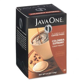Distant Lands Coffee : Single Cup Coffee Pods, Columbian Supremo, 14 Pods/Box -:- Sold as 2 Packs of - 14 - / - Total of 28 Each