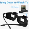 Mirmogo Lazy Glasses Bed Prism Glasses, Horizontal High Definition Reading