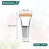 Berry&Bird Garden Bulb Planter with 4 Inches Depth Mark, Stainless