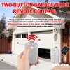 Kingdder 2 Pcs Two Button Garage Door Remote Compatible with