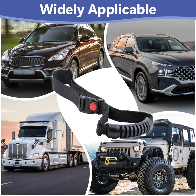 ecocstm 2 PCS Car Adjustable Grab Handles, Car Accessories Handle