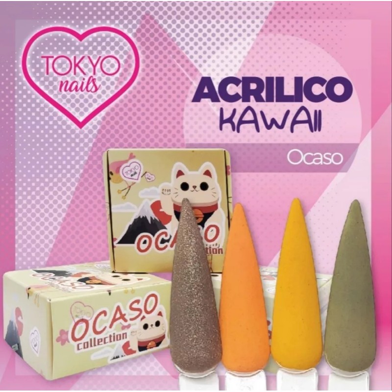 Coleccion Kawaii Acrilicos Tokyo Nails