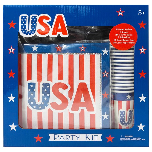 LUV HER USA Party Tableware Set - 4th of July