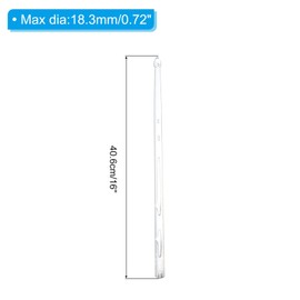 PATIKIL Bright LED Light Up Drumstick 5A Glow Plastic Drum Stick for Adults Drummer Musical Exercise Red Blue 1 Pair