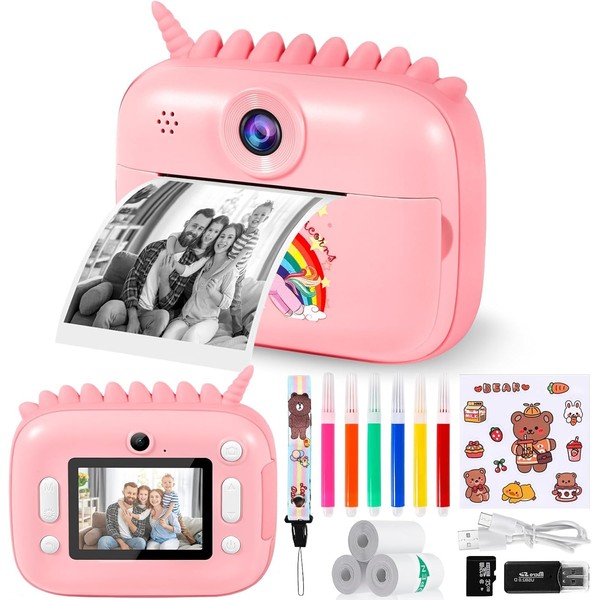 Kids Camera Instant Printing, - 2.4" HD 1080P - with