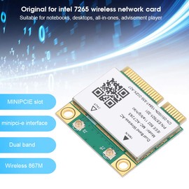 MC AC7265 Wireless WiFi Card, Bluetooth 4.2 Wireless Network Adapter for Intel 7265AC Support Windows 7 8 10