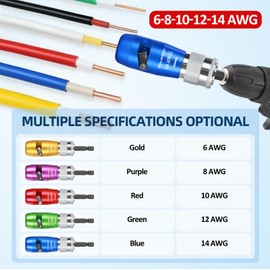 Drill Wire Stripper,Wire Twister Tool for Drill,Wire Stripping Tool for Drill,Wire Stripper and Twister Tool Set.