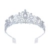 Crystal Tiara Crown with Combs for Women and Girls, Princess