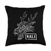 Kali Linux Hacker Techie Gift for Network Engineer Throw Pillow
